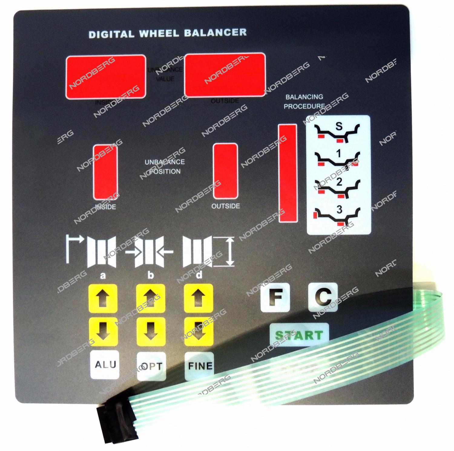 Клавиатура для 4523C NORDBERG X000332(500-29)